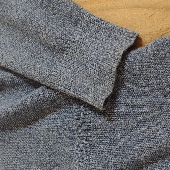 Madewell Light Blue V-neck Button Front Boyfriend Cardigan Sweater Size S - Picture 7 of 12